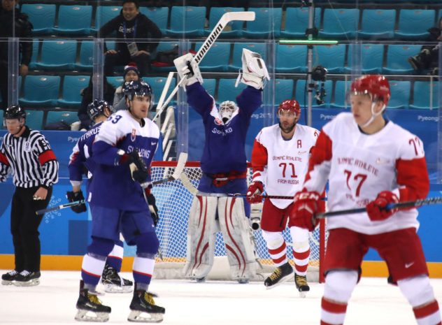 Ice Hockey – Winter Olympics Day 5 – Slovakia v Russia