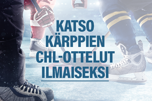 Livestream CHL: Kärpät-Rouen-ottelu ilmaiseksi