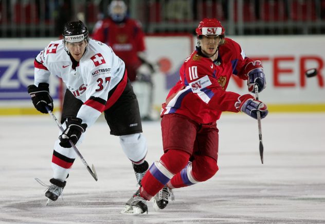 IIHF World Championships:  Russia v Switzerland