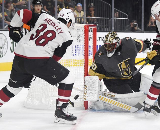 Arizona Coyotes v Vegas Golden Knights