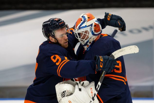Vancouver Canucks v Edmonton Oilers