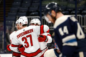 Carolina Hurricanes v Columbus Blue Jackets