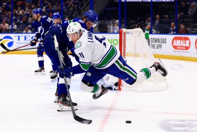 Vancouver Canucks v Tampa Bay Lightning