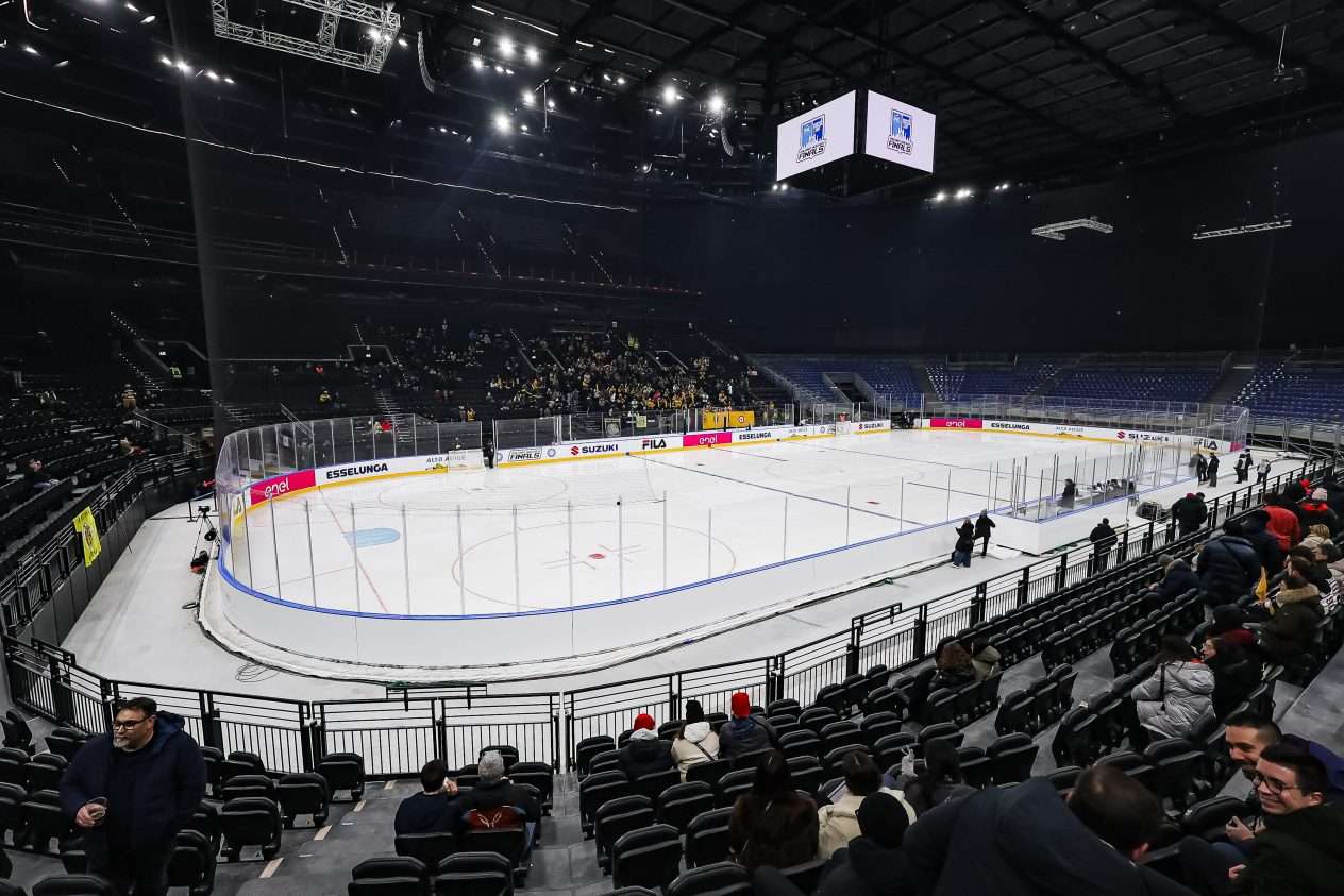 Milano Santagiulia Ice Hockey Arena toimii olympiajääkiekon pääareenana.