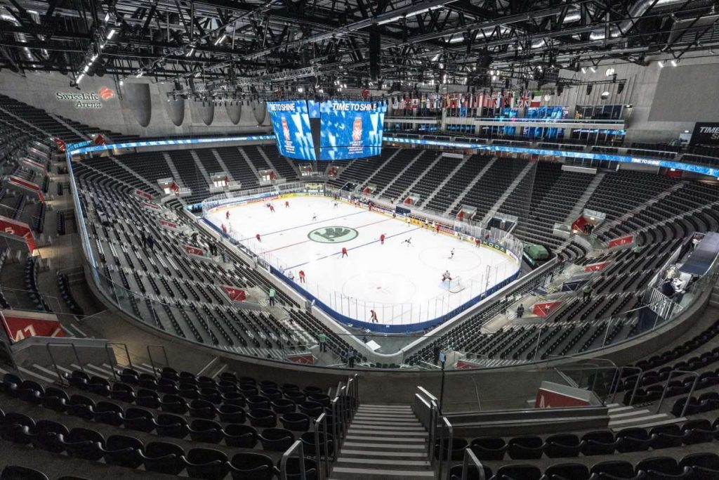 MM-kisat 2026: Leijonat pelaa ottelunsa Swiss Life Arenalla Zürichissä, joka toimii kisojen pääareenana.
